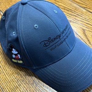 Disney gray cap with Mickey Mouse. Rewards Visa Chase. One Size